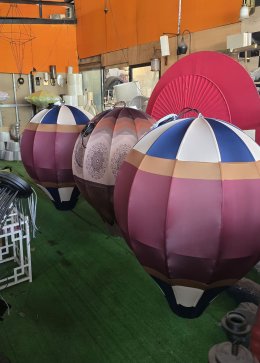 ผลิตโคมไฟตกแต่งร้านอาหาร บอลลูนยักษ์พิเศษ |  โดยเสถียรโคมไฟ