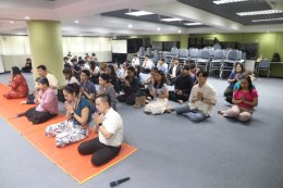 Merit-making ceremony and monk alms offering 2024