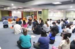 Merit-making ceremony and monk alms offering 2024