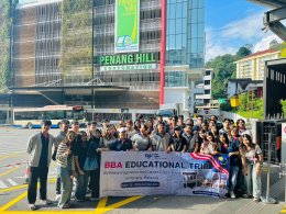 The BBA program organized the BBA Educational Trip "Penang, Malaysia"