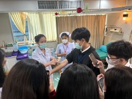 ต้อนรับคณาจารย์และนักศึกษา จากสถานการแพทย์แผนไทยประยุกต์คณะแพทยศาสตร์ศิริราชพยาบาล มหาวิทยาลัยมหิดล เข้าศึกษาดูงานการแพทย์แผนจีน