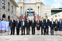 Huachiew TCM Clinic participated in the signing ceremony to offer blessings and well-wishes to Her Majesty Queen Sirikit The Queen Mother on the occasion of Her Majesty's birthday, August 12, 2025, at Sahathai Samakhom Pavilion, Grand Palace, Bangkok