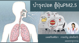 บำรุงปอด สู้ฝุ่น PM2.5