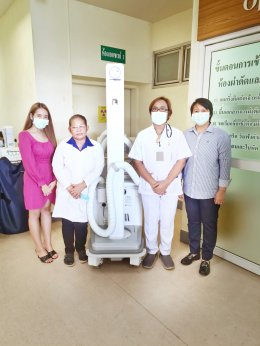 ส่งมอบเครื่องเอกซเรย์เคลื่อนที่ระบบดิจิตอล (Digital Portable X-ray) โรงพยาบาลบางบัวทอง