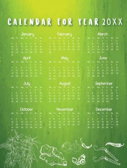 Calendar herbal supplement