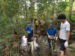 12, 15, 23 November 2019 at Thap Lan National Park in Prachin Buri  province to construct Check Dams and  make Artificial Salt Licks .