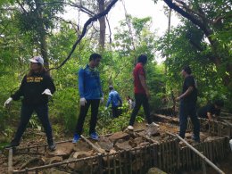 12, 15, 23 November 2019 at Thap Lan National Park in Prachin Buri  province to construct Check Dams and  make Artificial Salt Licks .