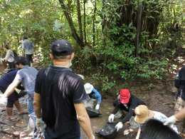 21, 24, 29 September 2020 at Thap Lan National Park in Prachin Buri  province to construct Check Dams and  make Artificial Salt Licks .