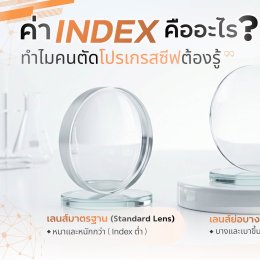 ไขข้อข้องใจ: ทำไมค่า INDEX ถึงสำคัญมาก ในการตัดแว่นโปรเกรสซีฟ? | ร้านแว่นตา Jackal เชียงใหม่