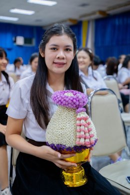 สาขาวิชาการการบัญชี ได้รับรางวัลรองชนะเลิศ อันดับ 1 การประกวดพานไหว้ครู ประเภทสวยงาม