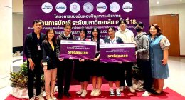 2 ทีมตัวแทน บัญชี SAU คว้ารางวัลชมเชย บนเวทีแข่งขันตอบปัญหาวิชาการบัญชีระดับมหาวิทยาลัย ครั้งที่ 18