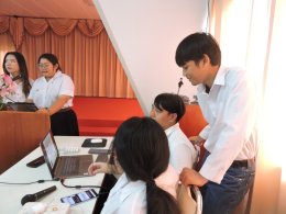 กิจกรรม "บายศรีสู่ขวัญ ฝากตัวเป็นศิษย์" ของสาขาวิชาการบัญชี