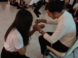 กิจกรรม "บายศรีสู่ขวัญ ฝากตัวเป็นศิษย์" ของสาขาวิชาการบัญชี