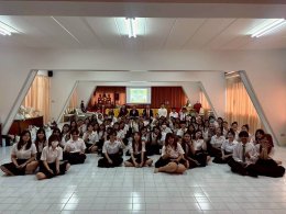 กิจกรรม "บายศรีสู่ขวัญ ฝากตัวเป็นศิษย์" ของสาขาวิชาการบัญชี
