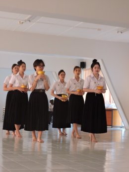 กิจกรรม "บายศรีสู่ขวัญ ฝากตัวเป็นศิษย์" ของสาขาวิชาการบัญชี