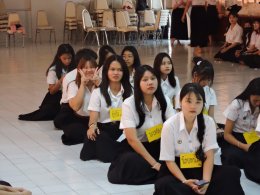 กิจกรรม "บายศรีสู่ขวัญ ฝากตัวเป็นศิษย์" ของสาขาวิชาการบัญชี