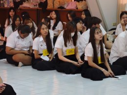 กิจกรรม "บายศรีสู่ขวัญ ฝากตัวเป็นศิษย์" ของสาขาวิชาการบัญชี