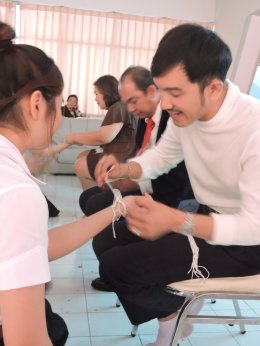 กิจกรรม "บายศรีสู่ขวัญ ฝากตัวเป็นศิษย์" ของสาขาวิชาการบัญชี