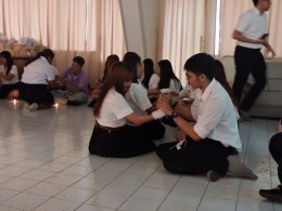 กิจกรรม "บายศรีสู่ขวัญ ฝากตัวเป็นศิษย์" ของสาขาวิชาการบัญชี
