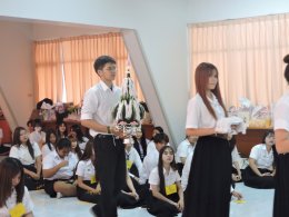 กิจกรรม "บายศรีสู่ขวัญ ฝากตัวเป็นศิษย์" ของสาขาวิชาการบัญชี