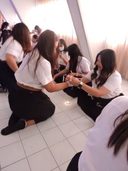 กิจกรรม "บายศรีสู่ขวัญ ฝากตัวเป็นศิษย์" ของสาขาวิชาการบัญชี