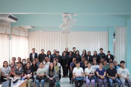 การบริการวิชาการสู่สังคม ภายใต้หัวข้อ "ขายเป็น เห็นกำไร บริหารอาชีพได้ด้วยตนเอง" ณ โรงเรียนฝึกอาชีพกรุงเทพมหานคร (หลวงพ่อทวีศักดิ์)