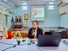 การบริการวิชาการสู่สังคม ภายใต้หัวข้อ "ขายเป็น เห็นกำไร บริหารอาชีพได้ด้วยตนเอง" ณ โรงเรียนฝึกอาชีพกรุงเทพมหานคร (หลวงพ่อทวีศักดิ์)
