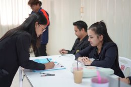 การบริการวิชาการสู่สังคม ภายใต้หัวข้อ "ขายเป็น เห็นกำไร บริหารอาชีพได้ด้วยตนเอง" ณ โรงเรียนฝึกอาชีพกรุงเทพมหานคร (หลวงพ่อทวีศักดิ์)