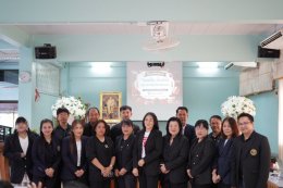 การบริการวิชาการสู่สังคม ภายใต้หัวข้อ "ขายเป็น เห็นกำไร บริหารอาชีพได้ด้วยตนเอง" ณ โรงเรียนฝึกอาชีพกรุงเทพมหานคร (หลวงพ่อทวีศักดิ์)