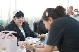 การบริการวิชาการสู่สังคม ภายใต้หัวข้อ "ขายเป็น เห็นกำไร บริหารอาชีพได้ด้วยตนเอง" ณ โรงเรียนฝึกอาชีพกรุงเทพมหานคร (หลวงพ่อทวีศักดิ์)