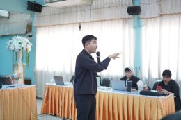 การบริการวิชาการสู่สังคม ภายใต้หัวข้อ "ขายเป็น เห็นกำไร บริหารอาชีพได้ด้วยตนเอง" ณ โรงเรียนฝึกอาชีพกรุงเทพมหานคร (หลวงพ่อทวีศักดิ์)