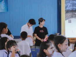 กิจกรรม สอนน้องพอเพียง ณ โรงเรียนวัดหนองมะค่า อำเภอโพธาราม จังหวัดราชบุรี