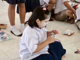 กิจกรรม สอนน้องพอเพียง ณ โรงเรียนวัดหนองมะค่า อำเภอโพธาราม จังหวัดราชบุรี