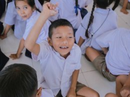 กิจกรรม สอนน้องพอเพียง ณ โรงเรียนวัดหนองมะค่า อำเภอโพธาราม จังหวัดราชบุรี