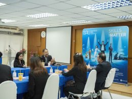 การต้อนรับคณะผู้บริหารจาก วิทยาลัยเทคโนโลโยีการจัดการเพชรเกษม