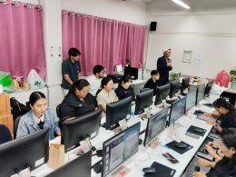 การอบรม "การประยุกต์ใช้ AI ในการทำธุรกิจและทำสื่ออย่างสร้างสรรค์"  โดยร่วมกับวัดอุดมรังสี เขตหนองแขม