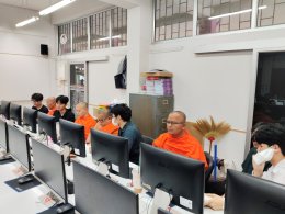 การอบรม "การประยุกต์ใช้ AI ในการทำธุรกิจและทำสื่ออย่างสร้างสรรค์"  โดยร่วมกับวัดอุดมรังสี เขตหนองแขม