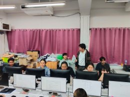 การอบรม "การประยุกต์ใช้ AI ในการทำธุรกิจและทำสื่ออย่างสร้างสรรค์"  โดยร่วมกับวัดอุดมรังสี เขตหนองแขม