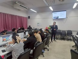การอบรม "การประยุกต์ใช้ AI ในการทำธุรกิจและทำสื่ออย่างสร้างสรรค์"  โดยร่วมกับวัดอุดมรังสี เขตหนองแขม