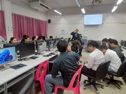 การอบรม "การประยุกต์ใช้ AI ในการทำธุรกิจและทำสื่ออย่างสร้างสรรค์"  โดยร่วมกับวัดอุดมรังสี เขตหนองแขม