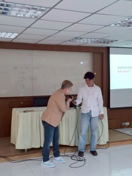 โครงการฝึกอบรม สำหรับนักศึกษาระดับปริญญาตรี สาขาวิชาการจัดการทรัพยากรมนุษย์และสาขาวิชาวิศวกรรมโยธา