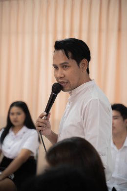 พิธีบายศรีสู่ขวัญ ของสาขาวิชาการจัดการ และสาขาวิชาการจัดการทรัพยากรมนุษย์