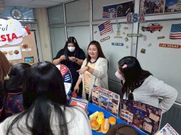 กิจกรรมร่วมกันออกแบบบูธวัฒนธรรมนานาชาติ 
