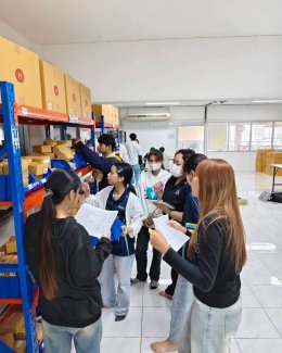 กิจกรรม Learning by Doing สาขาวิชาการจัดการโลจิสติกส์และซัพพลายเชน