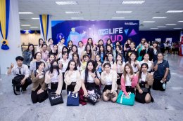 คณะบริหารธุรกิจ ร่วมกับ JOBBKK.COM จัดกิจกรรม “Live Life Loud ใช้ชีวิตให้ปังเมื่อฉันจบปริญาตรี” ภายใต้โครงการปัจฉิมนิเทศ ประจำปีการศึกษา 2565