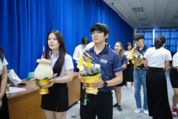 พิธีไหว้ครูและพิธีบายศรีสู่ขวัญ ในงาน Fresh Start ก้าวแรกสู่ชีวิตนักศึกษาใหม่ สำหรับนักศึกษาภาคสมทบ รหัส 68