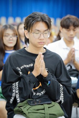 พิธีไหว้ครูและพิธีบายศรีสู่ขวัญ ในงาน Fresh Start ก้าวแรกสู่ชีวิตนักศึกษาใหม่ สำหรับนักศึกษาภาคสมทบ รหัส 68