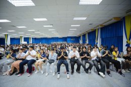 พิธีไหว้ครูและพิธีบายศรีสู่ขวัญ ในงาน Fresh Start ก้าวแรกสู่ชีวิตนักศึกษาใหม่ สำหรับนักศึกษาภาคสมทบ รหัส 68