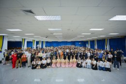 พิธีไหว้ครูและพิธีบายศรีสู่ขวัญ ในงาน Fresh Start ก้าวแรกสู่ชีวิตนักศึกษาใหม่ สำหรับนักศึกษาภาคสมทบ รหัส 68
