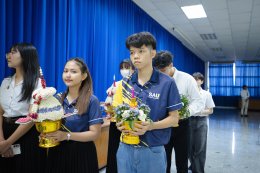 พิธีไหว้ครูและพิธีบายศรีสู่ขวัญ ในงาน Fresh Start ก้าวแรกสู่ชีวิตนักศึกษาใหม่ สำหรับนักศึกษาภาคสมทบ รหัส 68